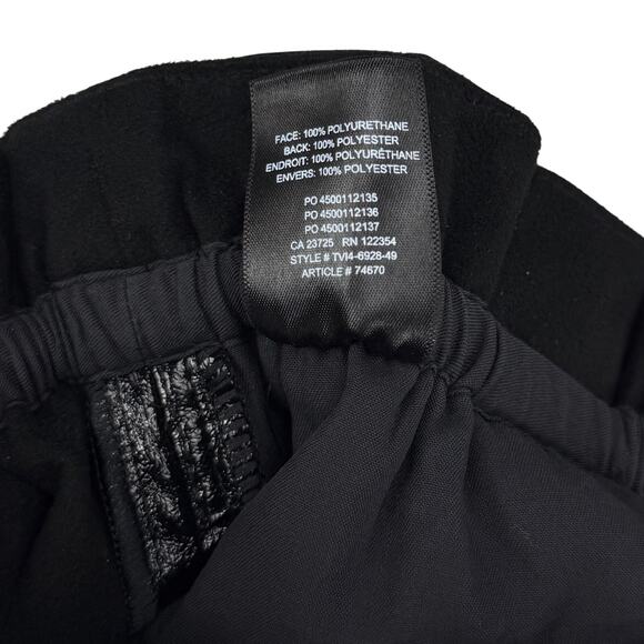 WILFRED Aritzia Jive High Rise Tie Waist Tapered Leg Vegan Leather Pant Sz XXS - Picture 6 of 7